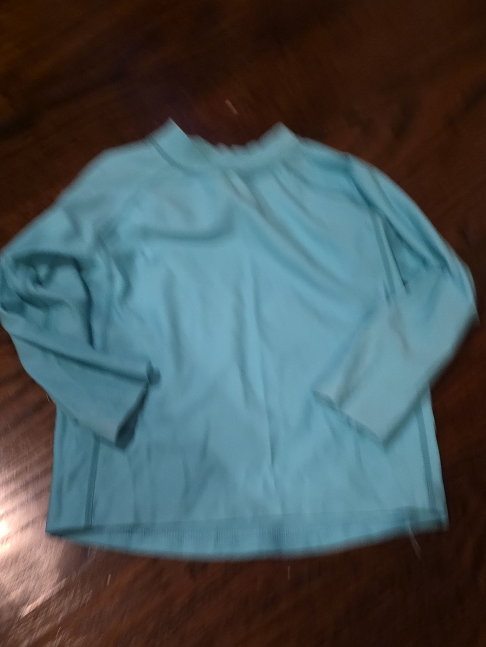 Kids Long-Sleeve Swim Rashguard - Aqua